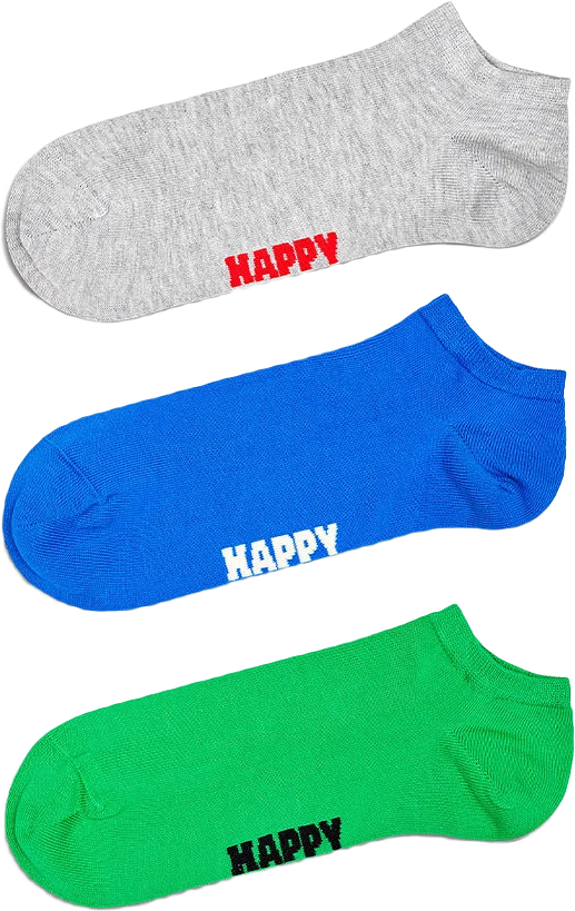 3-Pack Solid Low Socks