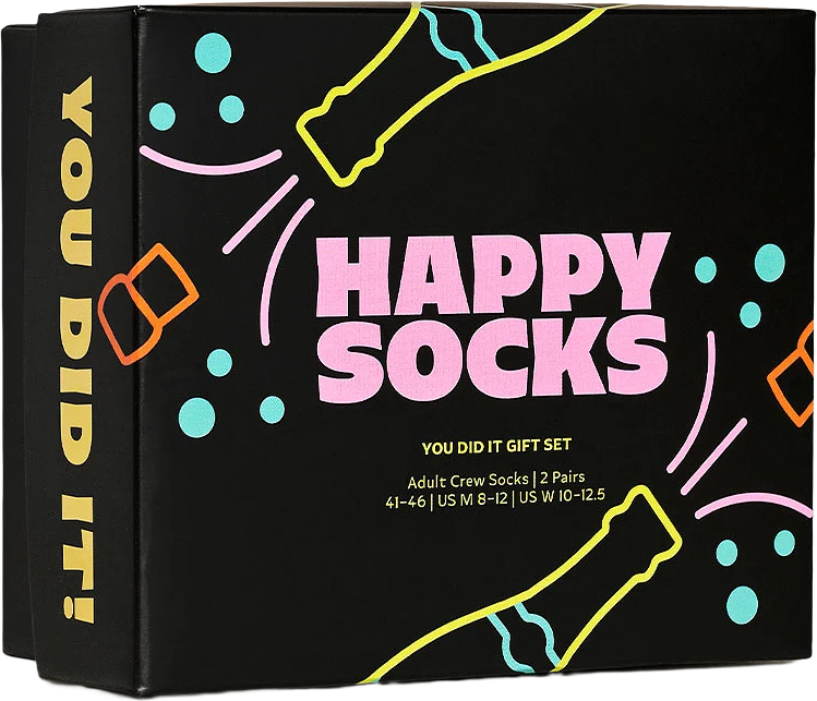 2-Pack You Did It Socks Gift Set