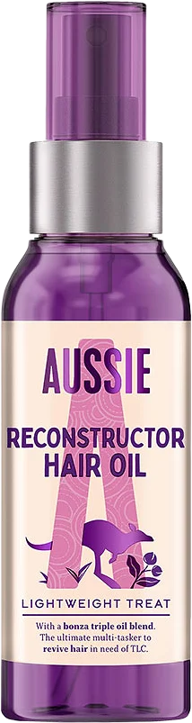 Aussie Reconstructor Hair Oil – Vegansk hårolja för torrt och skadat hår, 100ml