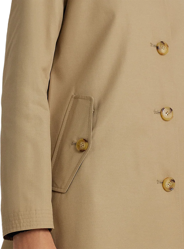 Hooded Cotton-Blend Balmacaan Coat