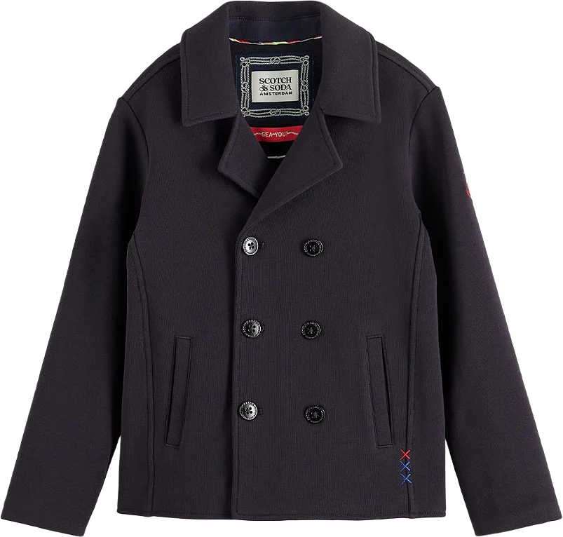 Sweat quality peacoat