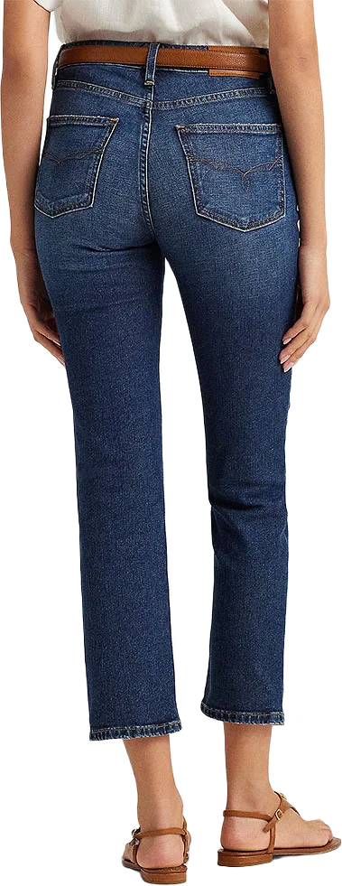 High-Rise Straight Ankle Jean