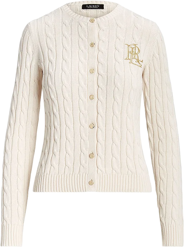 Cable-Knit Cotton Cardigan