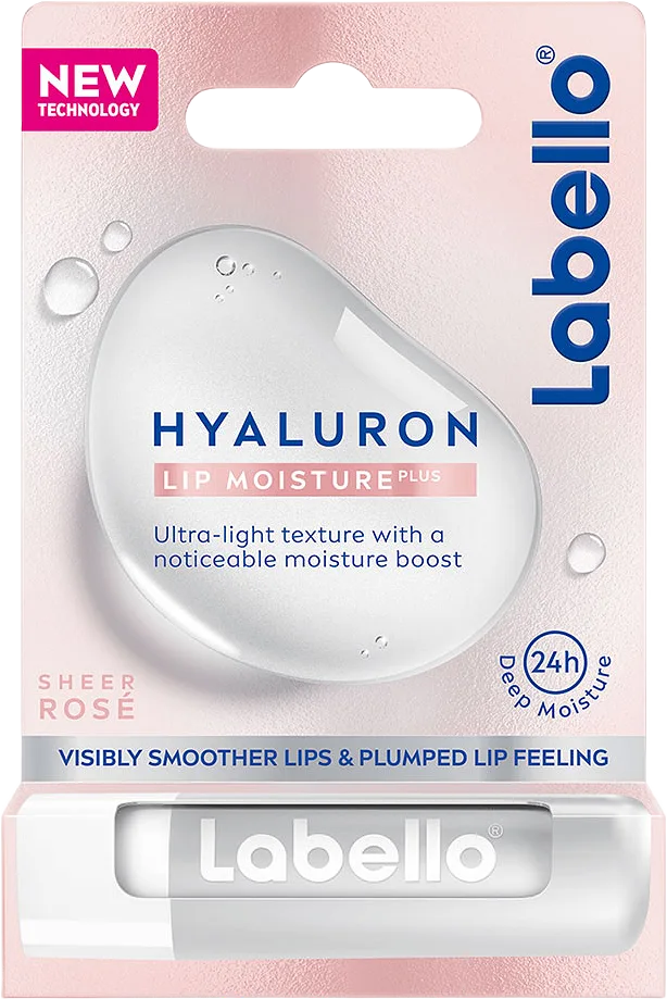 Läppbalsam Hyaluron Lip Moisture Plus Rose 5,2 g Labello