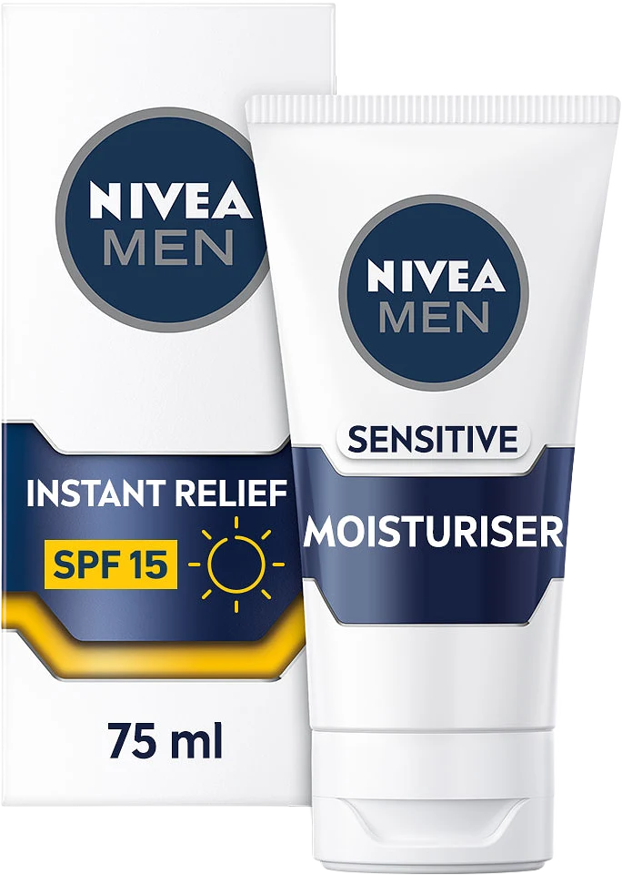 Ansiktskräm Sensitive Moisturiser SPF15 75 ml NIVEA MEN