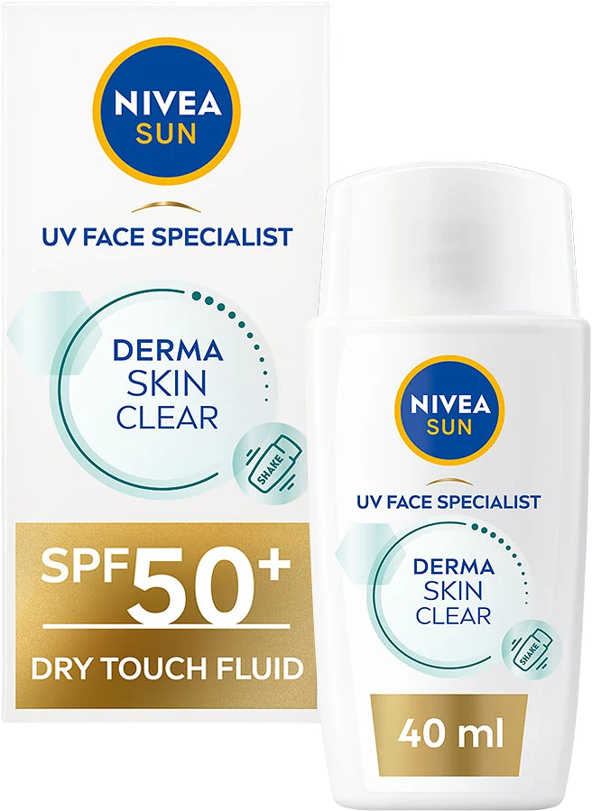 Solkräm ansikte UV Face Specialist Derma Skin Clear SPF 50+ 40 ml NIVEA