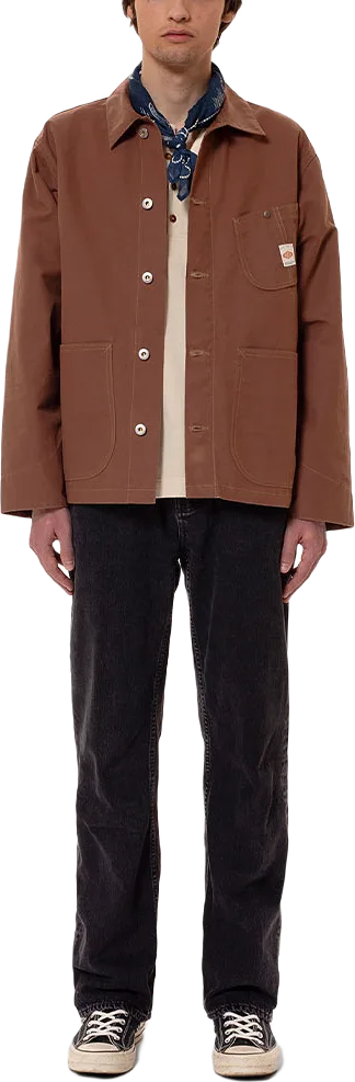 Howie Waxed Chore Jacket Brown från Nudie Jeans | Åhléns