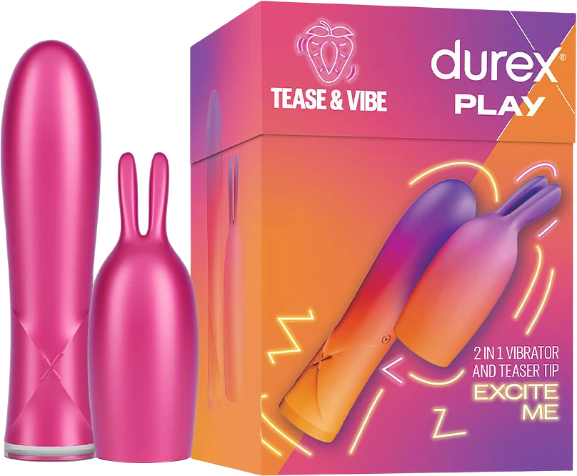 Play 2in1 Vibrator and Teaser Tip