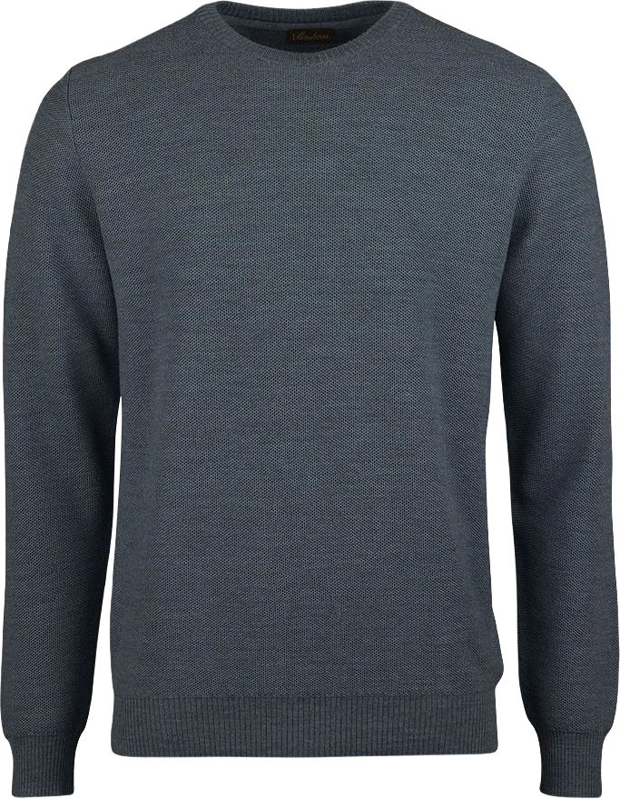 Knitwear Crew Neck - Textured Merino Wool