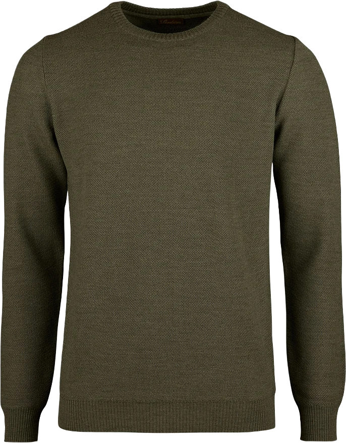 Knitwear Crew Neck - Textured Merino Wool