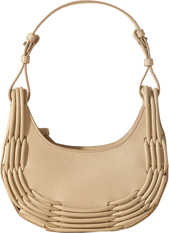 Braided Detail Shoulder Bag