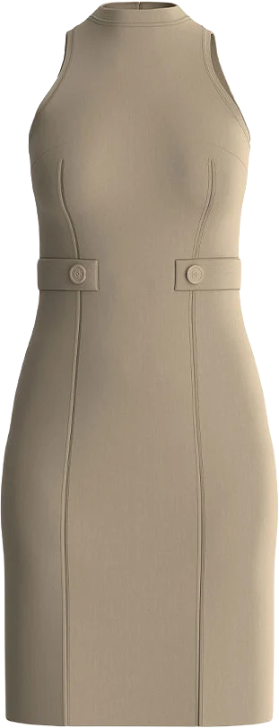 Es Sl Scuba Bodycon Dress