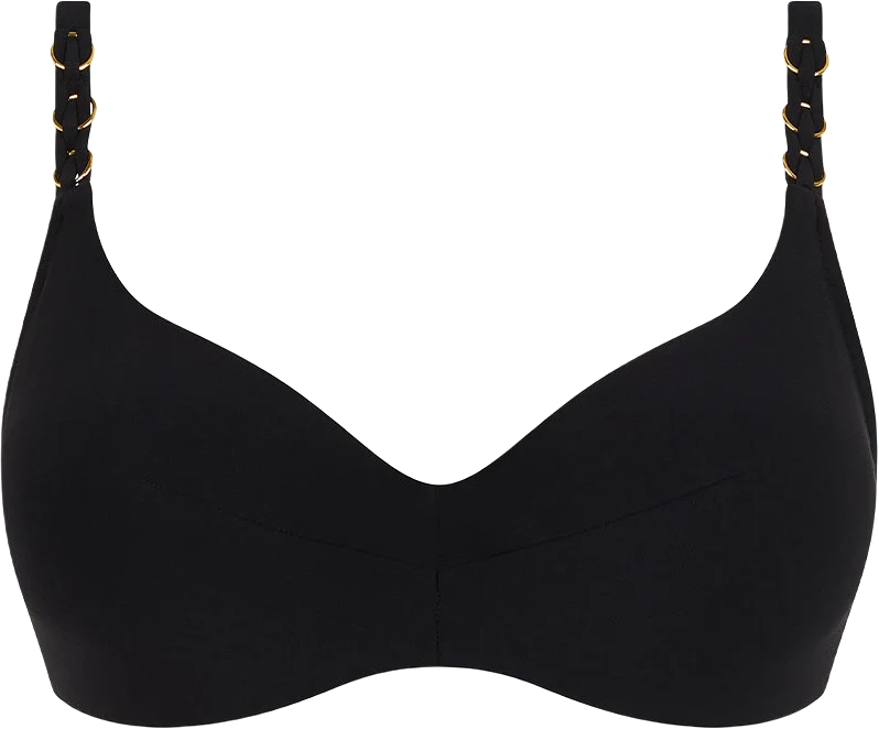 Emblem Covering Underwired Bra