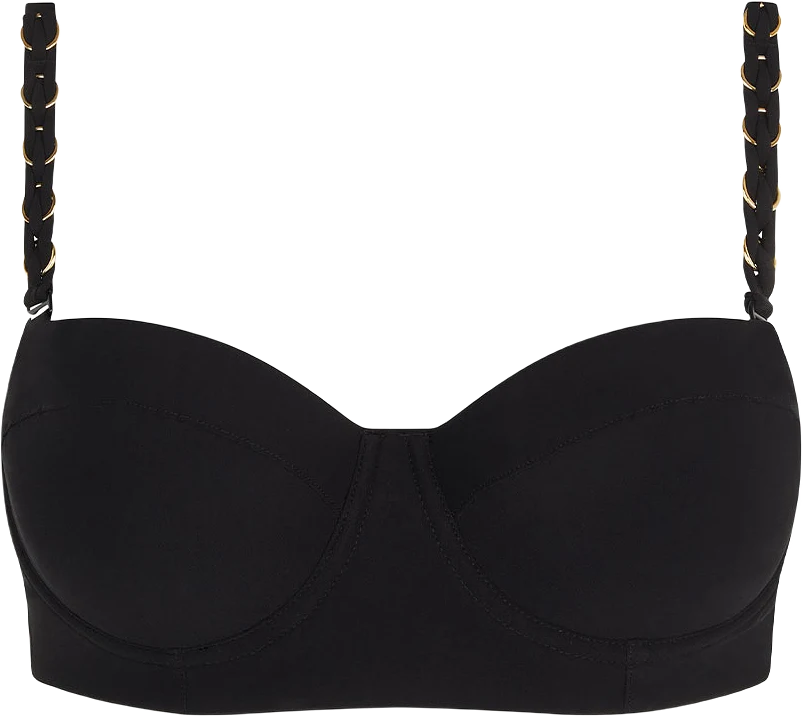 Emblem Half-Cup Bra