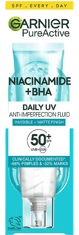 Day cream Pure Active BHA + Niacinamide UV Daily Fluid SPF50+