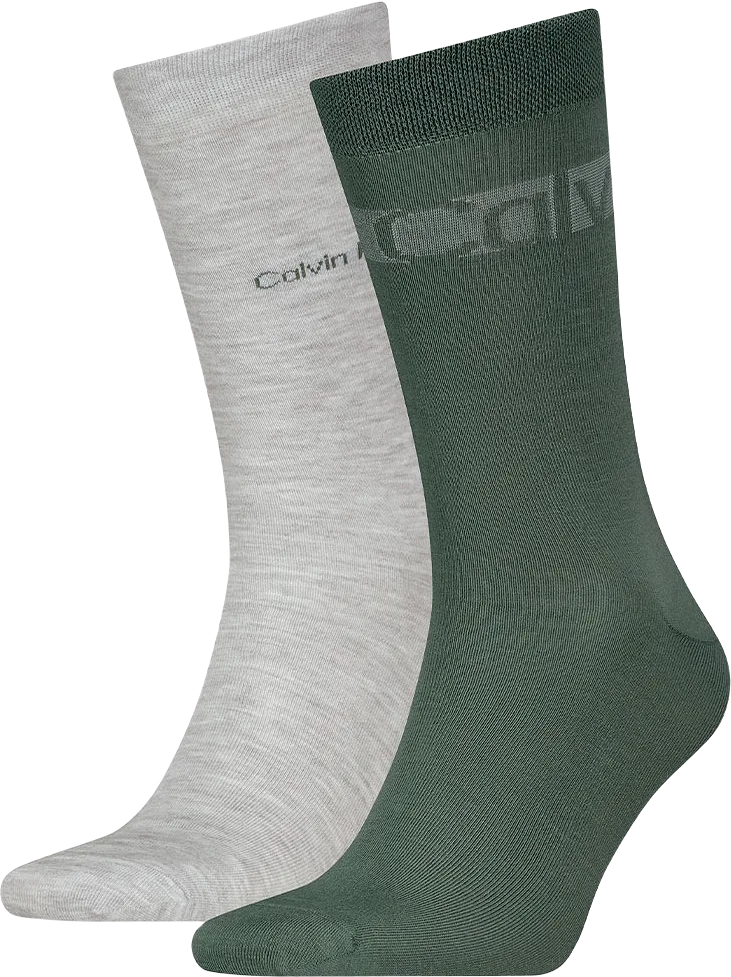 CK MEN SOCK 2P STRIPES