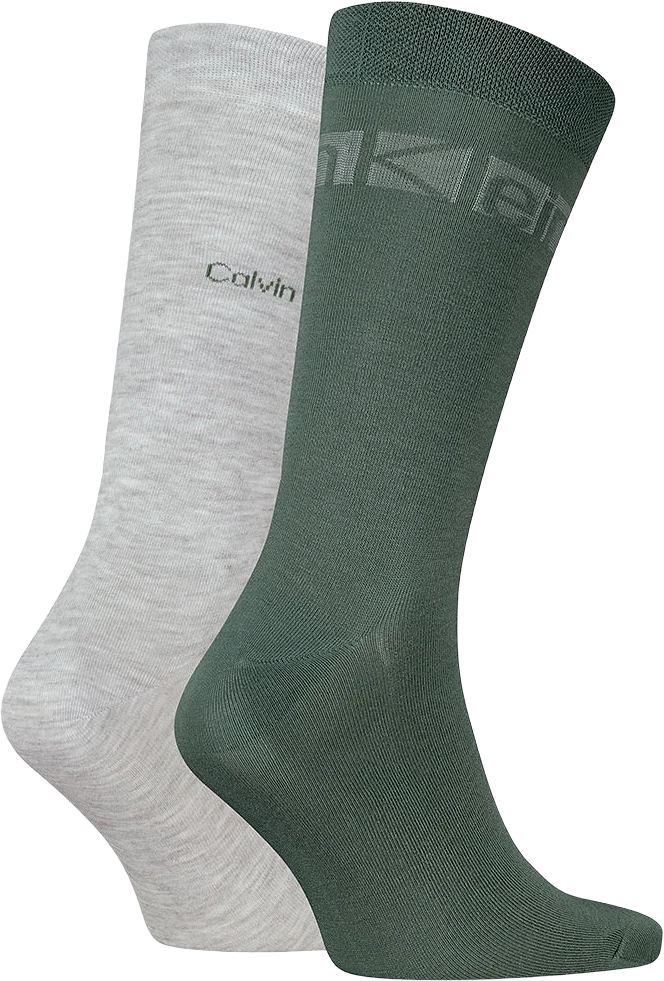 CK MEN SOCK 2P STRIPES