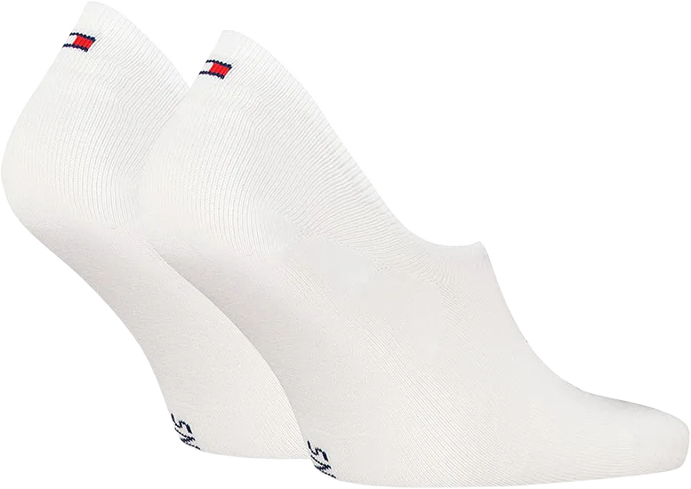 Tommy Hilfiger Unisex Invisible footie socks 2 pack