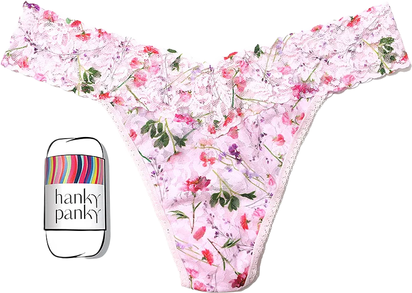 Hanky Panky Underwear/Brief Hanky Panky Signature Lace, Original Rise Thong, Rolled