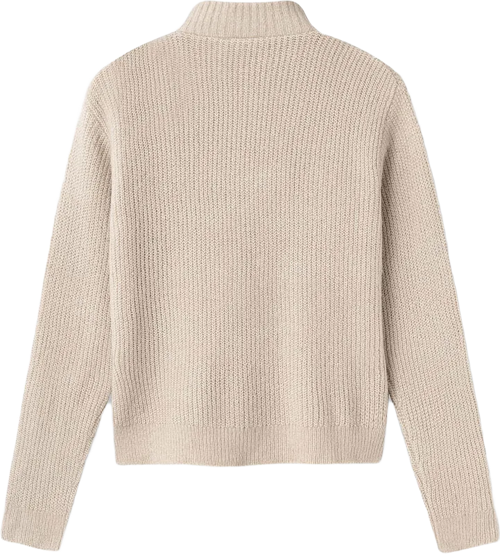 NKFTIMULLE LS SHORT HALF ZIP KNIT