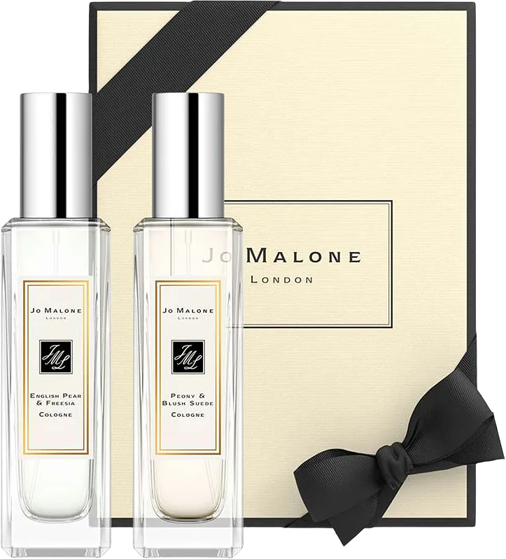 English Pear & Freesia + Peony & Blush Suede Cologne Scent Pairing Duo