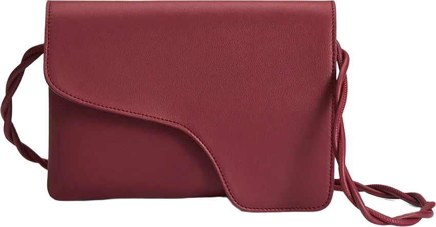 Duronia Merlot Nappa Mini Crossbody Bag