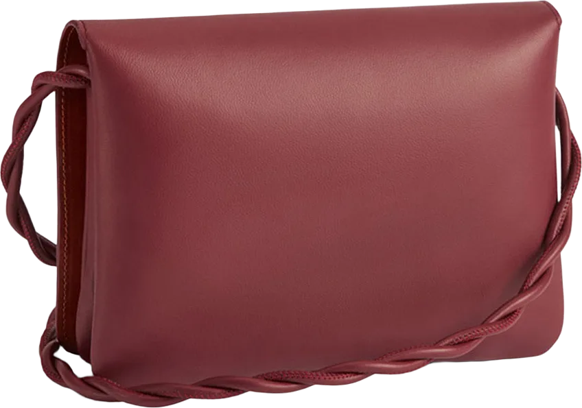 Duronia Merlot Nappa Mini Crossbody Bag