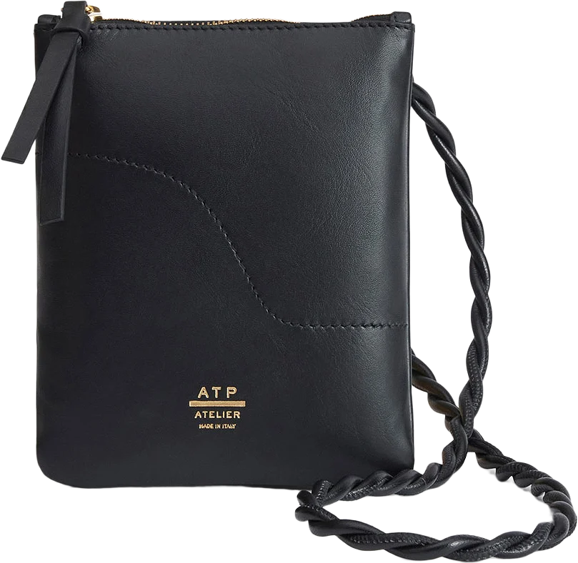 Campi Black Nappa Small Pouch Bag