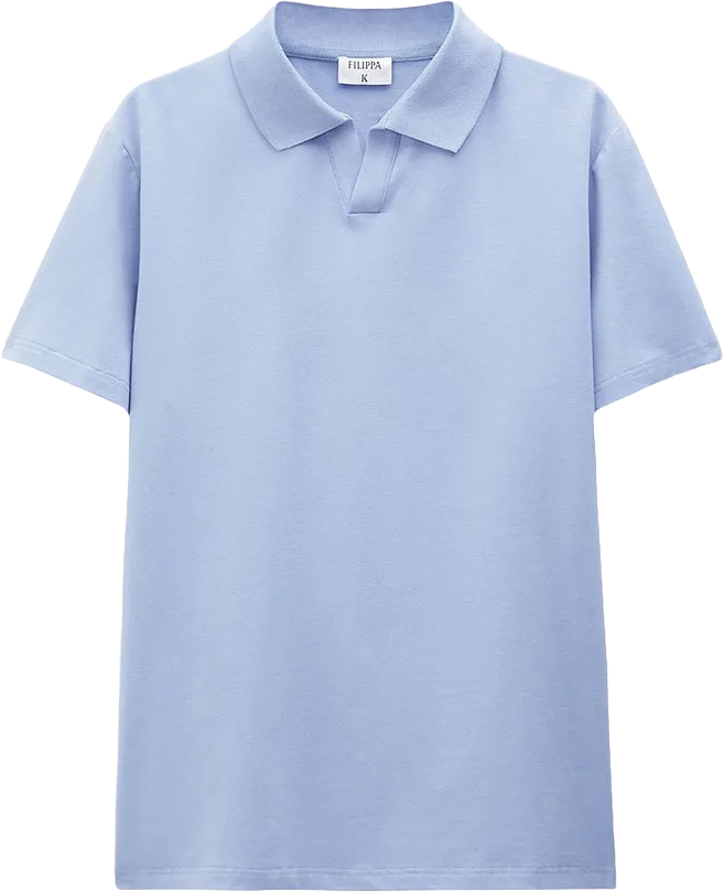 Stretch Cotton Polo T-Shirt