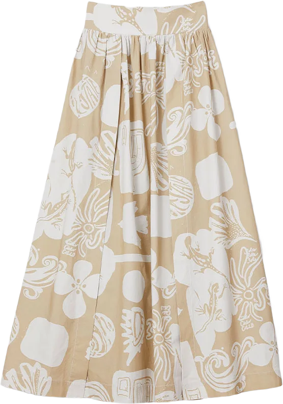 Taemoo Print Skirt