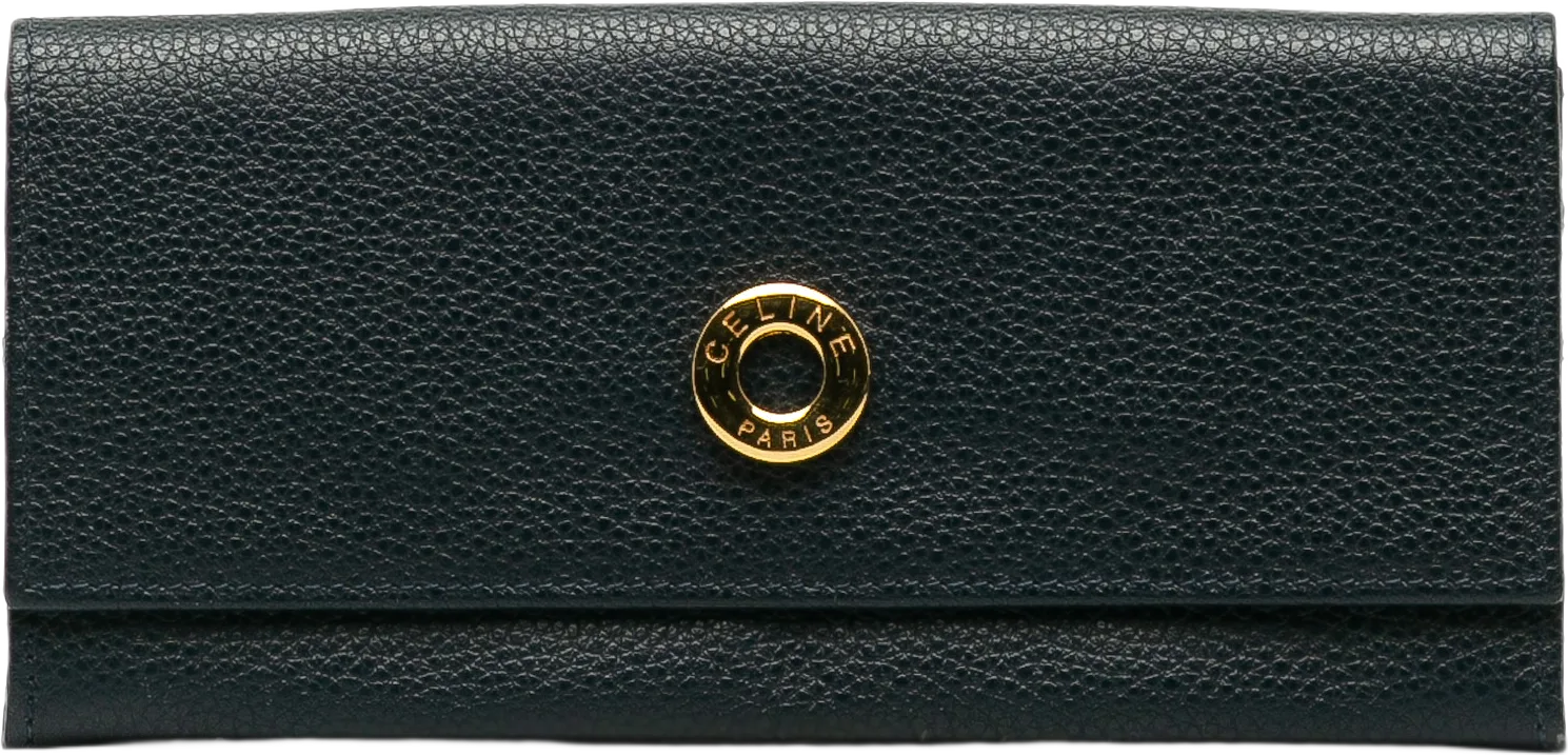 Celine Leather Long Wallet