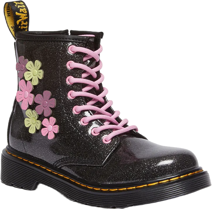 1460 J 8 EYE BOOT BLACK+MULTI