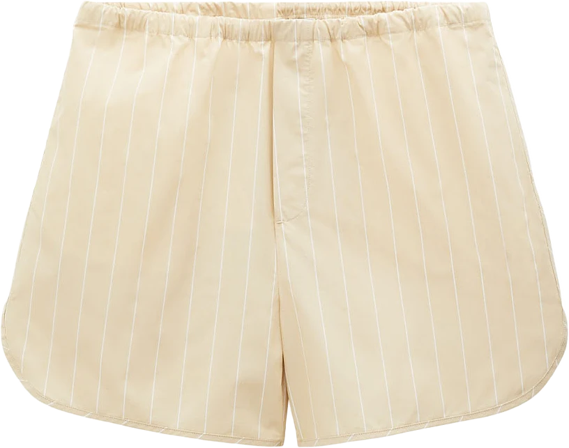 Striped Drawstring Shorts