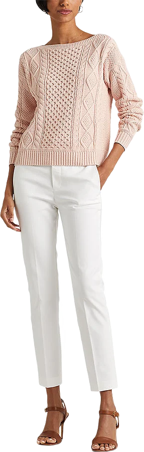 Flat Front Lakythia-Slim Leg-Pant