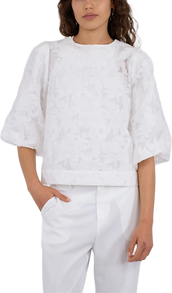 Lava Brocade Blouse