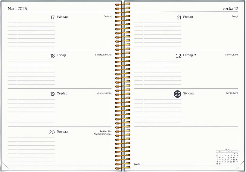 Kalender 24/25 Organizer & Notes