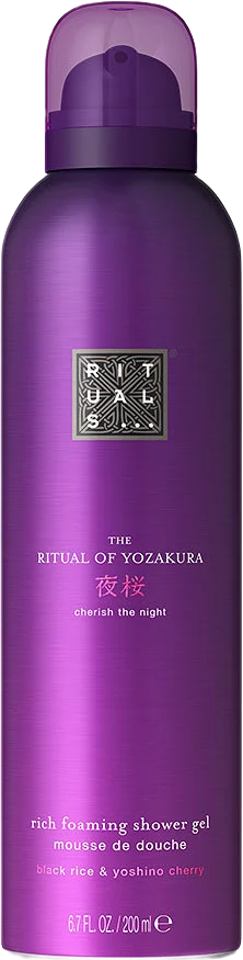 The Ritual of Yozakura Foaming Shower Gel