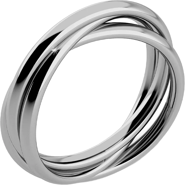 Sunset Orbit Ring Steel