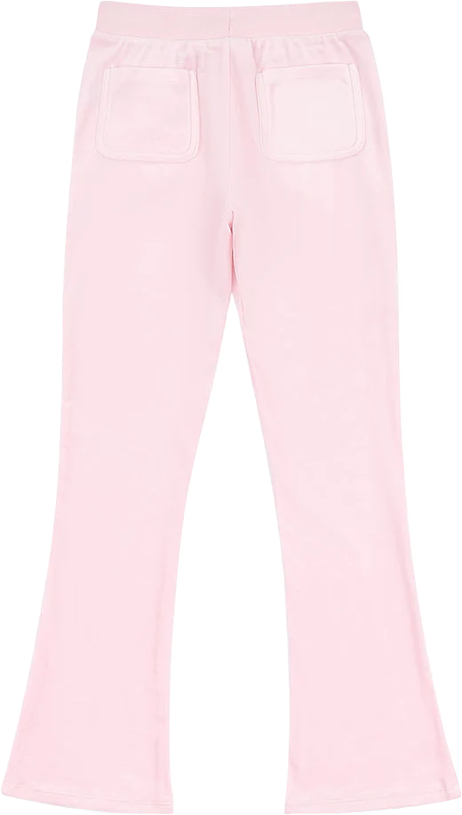 Trousers Diamante Velour Bootcut