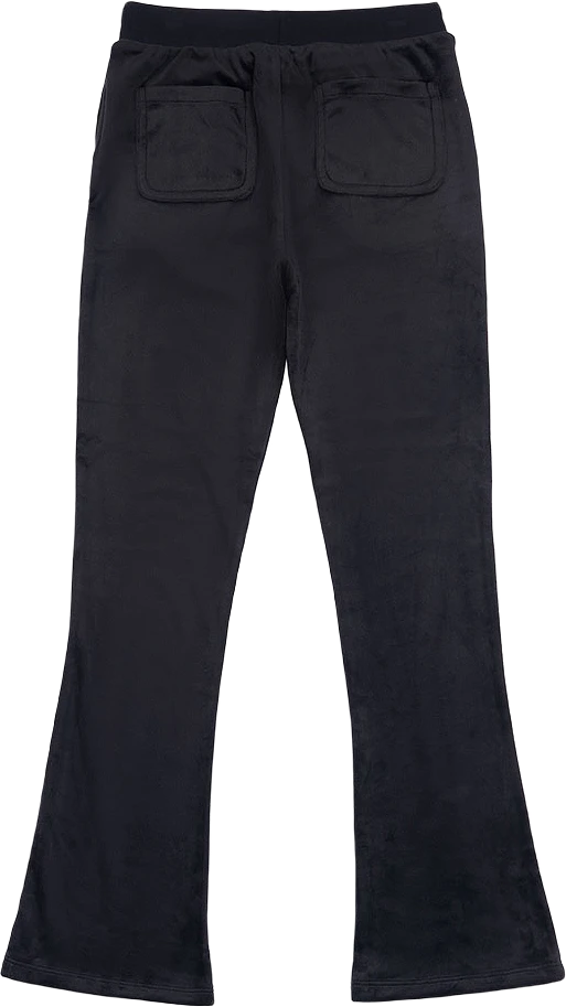 Trousers Diamante Velour Bootcut