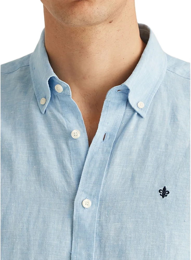 Douglas Linen Shirt-Classic Fit