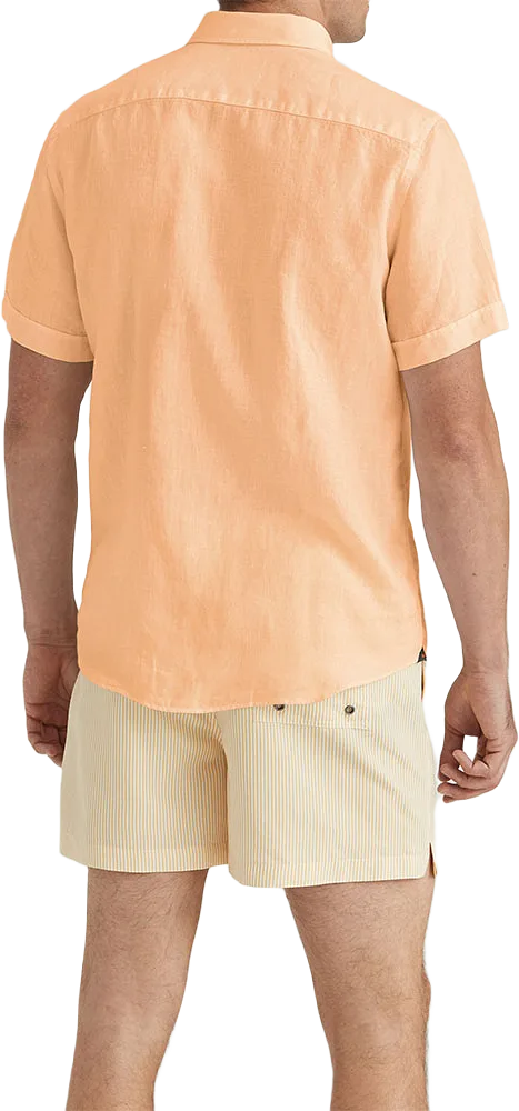 Douglas Linen SS Shirt-Classic Fit