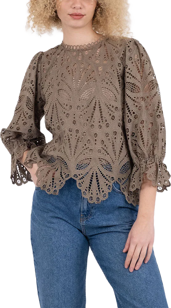 Adela Embroidery Blouse