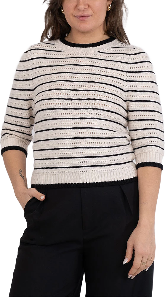 Sidra Stitch Knit Blouse