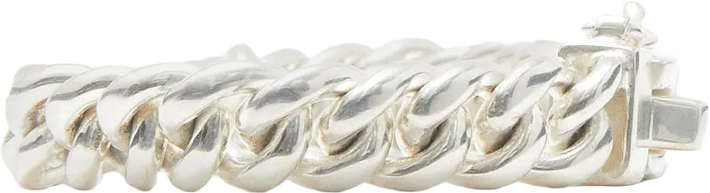 Molded Chain Bracelet Thin