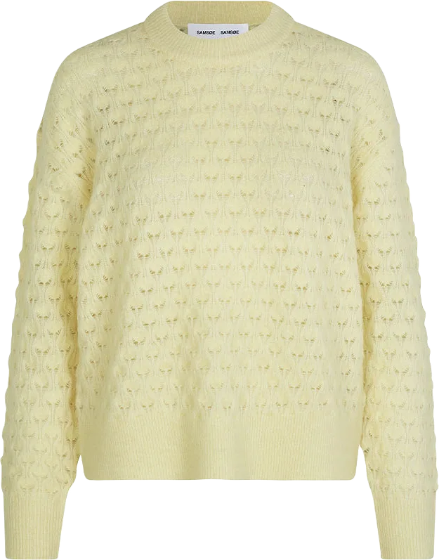 Saanour pointelle knitwear 7355