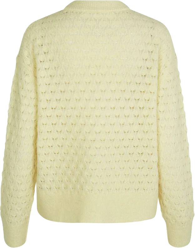 Saanour pointelle knitwear 7355