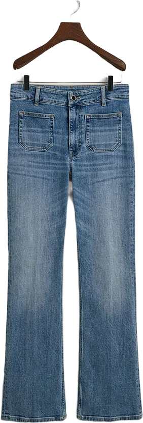 SLIM FLARE JEANS