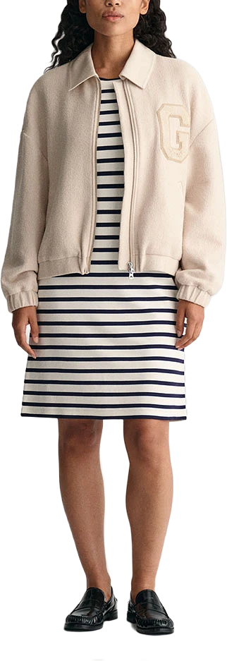 STRIPED SS T-SHIRT DRESS