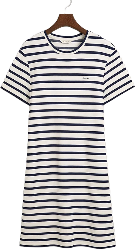 STRIPED SS T-SHIRT DRESS